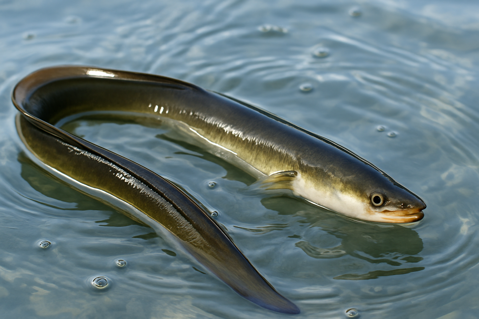Aale (Anguilla anguilla) 20-30cm